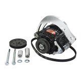 Powermaster High Mount Racing Alternator Kits 8-801 Alternator, Internal Regulator, 55 Amp, Black, Chevy, GMC, Kit thumbnail 1