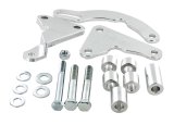 Powermaster Alternator Brackets 775 Bracket, Billet Aluminum, Engine Block Front Mount, Chevy, Big Block, Kit thumbnail 1