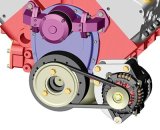 Powermaster Alternator Brackets 775 Bracket, Billet Aluminum, Engine Block Front Mount, Chevy, Big Block, Kit thumbnail 4