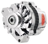 Powermaster Street Alternators 378611 Alternator, Internal Regulator, 140 Amp, Chrome Plated, Chevy, GMC, Pontiac, Each thumbnail 3