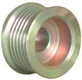 Powermaster Serpentine Alternator Pulleys 115 Pulley, Alternator, Overdrive, Serpentine, 6-Groove x 49mm Diameter, .664 in. Bore, Universal, Each thumbnail 3