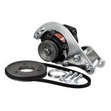 Powermaster Drag Race Alternator Kits 8-895 Alternator, Internal Regulator, 55 Amp, Low Mount, Black, Chevy, Big Block, V8, Kit thumbnail 2