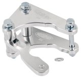 Powermaster Alternator Brackets 882 Bracket, Billet Aluminum, Polished, Front Cover Mount, Short Water Pump, Chevy, Big Block, Each thumbnail 1
