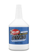 0w30 Red Line Synthetic Motor Oil 11114 Engine Oil, 0W30, Synthetic, 1 qt., Each thumbnail 1