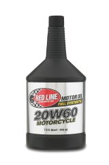 20w60 Red Line High Performance Motorcycle Oil 12604 Engine Oil, Motorcycle, 20W60, Synthetic, 1 qt., Each thumbnail 1