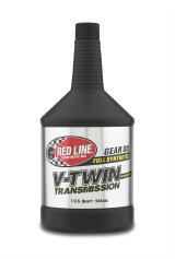75W90 Red Line V-Twin Transmission Oil With ShockProof 42804 Oil, V-Twin, Motorcycle, 75W90, Synthetic, 1 qt., Each thumbnail 1