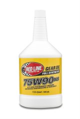75W90NS Red Line Synthetic Gear Oil 58304 Lube, Transmission Fluid and Oil, 75W90NS, Synthetic, 1 qt., Each thumbnail 1