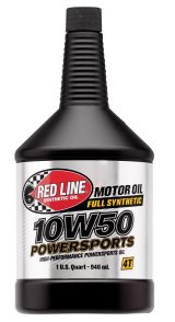 10w50 Red Line Powersports Oil 42604 Engine Oil, Powersports, 10W50, Synthetic, 1 qt., Each thumbnail 1
