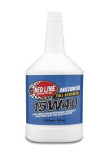 15w40 Red Line Synthetic Motor Oil 21404 Engine Oil, Diesel, 15W40, Synthetic, 1 qt., Each thumbnail 1