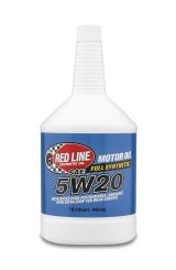 5w20 Red Line Synthetic Motor Oil 15204 Engine Oil, 5W20, Synthetic, 1 Qt., Each thumbnail 1