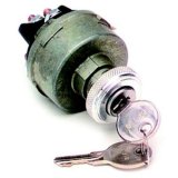Painless Performance Universal Ignition Switches 80153 Switch, Key, Constant, Ignition, Aluminum, Natural, 25 Amps, Each thumbnail 2