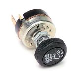 Painless Performance Universal Windshield Wiper Switches 80173 Switch, Rotary, Constant, Wiper, Plastic, Black, 6 Amps, Each thumbnail 1