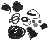 Painless Performance ClassicBraid Wire Wrap 70971 Wrap, ClassicBraid, Assortment, Black, Kit thumbnail 1