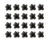 Painless Performance Cable Tie Clips 72010 Zip Mount, Clips, Universal, 1/4 in. Hole, Black, Set of 20 thumbnail 3