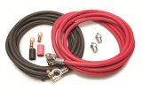 Painless Performance Battery Cable Kits 40105 Kit, 16 ft. Red/ 16 ft. Black, 1 Gauge Cables, Terminals, 2 Side Post Adapters, Kit thumbnail 1