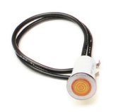 Painless Performance Warning Lights 80208 Light, Performance, Lens/Amber, .500 in. Diameter, Each thumbnail 2
