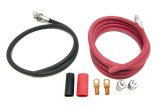 Painless Performance Battery Cable Kits 40113 Kit, 8 ft. Red/ 3 ft. Black, 1 Gauge Cables, Terminals, Side Post Adapter, Kit thumbnail 1
