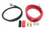 Painless Performance Battery Cable Kits 40113 Kit, 8 ft. Red/ 3 ft. Black, 1 Gauge Cables, Terminals, Side Post Adapter, Kit thumbnail 2