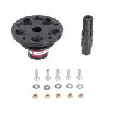 Strange Release Steering Hubs Q1200NB Wheel Quick-Disconnect, Hub, Aluminum, Black Anodized, 0.652 in. Shaft Diameter, Each thumbnail 2