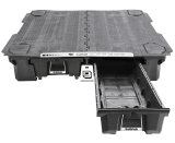 Decked In-Vehicle Storage Systems DG10 Truck Bed Toolbox, Black, Plastic, Center of Bed, Chevy, GMC, 8 ft. Bed, Kit thumbnail 1