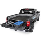 Decked In-Vehicle Storage Systems DT1 Truck Bed Toolboxes, Systems, Center of Truck Bed Location, 2-door, Polyethylene, Black, 5 1/2 ft. Bed Only, Toyota, Kit thumbnail 1