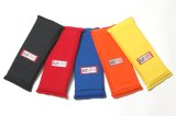RJS Harness Pads 11001201 Pads, Nomex, Black, R.J.S. Logo, 4 in. Width, Designed To Fit 3 in. Seat Belts, Pair thumbnail 1