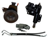 Borgeson Power Steering Conversion Kits 999063 Kit, Black Painted, Chrysler, 1.125 in. Diameter Pinion Shaft, Each thumbnail 1
