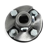 Borgeson Universal Rag Joints 054949 Steering Coupler, Joint, 3/4 in. DD Ends, Steel, Natural, Each thumbnail 1