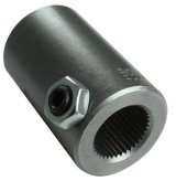 Borgeson Universal Steering Shaft Couplers 311200 Coupler, Steel, 9/16 in. 36-Spline, 3/4 in. Smooth, Each thumbnail 1