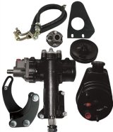 Borgeson Power Steering Conversion Kits for 1955-1957 BEL AIR, ONE-FIFTY SERIES, TWO-TEN SERIES - 999008 Kit, Chevy, Small Block V8, Long Water Pump, Kit thumbnail 1