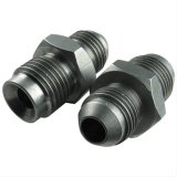 Borgeson Power Steering Hose Adapters 925121 Fitting, Adapter, AN to Metric Threads, Straight, Steel, Natural, -6 AN, M16 x 1.5, Pair thumbnail 2
