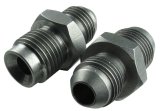Borgeson Power Steering Hose Adapters 925121 Fitting, Adapter, AN to Metric Threads, Straight, Steel, Natural, -6 AN, M16 x 1.5, Pair thumbnail 3