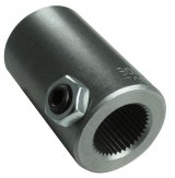 Borgeson Universal Steering Shaft Couplers 312500 Coupler, Steel, 11/16 in. 36-Spline, 3/4 in. Smooth Bore, Each thumbnail 2