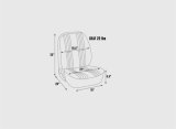 Procar Lowback Series 1400 Gray Vinyl Seat 80-1400-52R Seat, Pro-90 1400, Reclining, Right Side, Vinyl, Gray, Each thumbnail 2