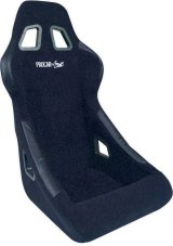 Procar Pro Sports 1790 Fixed Back Black Velour Seat 80-1790-61 Seat, Pro-Sport Series 1790, Velour, Each thumbnail 3
