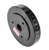 Scat Street Performance Dampers SCA8000 Harmonic Balancer, Internal, Nodular Iron, Elastomer, Black Anodized, 6.750 in. Diameter, 283, 327, 350 Small Block , Chevy, Each thumbnail 1