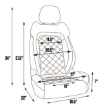 Procar Touring Series 1680 Black Vinyl Seat 80-1680-51L Seats, 1680, Recliner, Vinyl, Driver Side, Each thumbnail 2