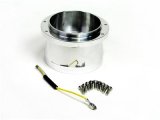 ididit Steering Wheel Adapters 2201300040 Adapter, Aluminum, Polished, fits 9-Bolt Wheels without Horn, Each thumbnail 2