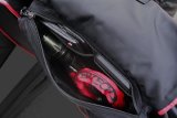 Hypertech Upper Front Door Storage Bags 3001008 Cargo Carrier, Bag, with Knee Pad, Driver Door, Black/Red, Polaris, Each thumbnail 3