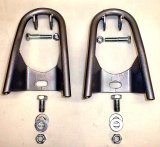 M.O.R.E. Long Travel Shock Mounts SH300 Mounts, Front Upper, Steel, Natural, Jeep, Pair thumbnail 1