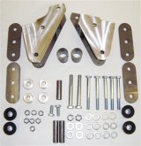 M.O.R.E. Leaf Spring Shackles and Hangers 8795-3NP Shackle Reversal Systems Jeep YJ Wrangler 87-95 thumbnail 2