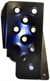 M.O.R.E. Dead Pedals DP9706DS Footrest Pedal, Steel, Black, Jeep, Each thumbnail 1