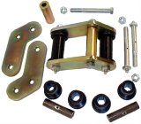 M.O.R.E. Boomerang Shackles LS9081HD Shackles, Boomerang, 2.50 in. Spring Width, Jeep, Pair thumbnail 1