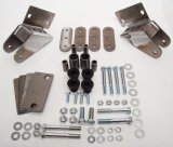 M.O.R.E. Leaf Spring Shackles and Hangers 7686-2NP Shackle Reversal Systems Jeep CJ 76-86 thumbnail 1