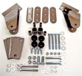 M.O.R.E. Leaf Spring Shackles and Hangers 7686-2NP Shackle Reversal Systems Jeep CJ 76-86 thumbnail 2