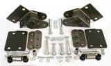 M.O.R.E. Leaf Spring Shackles and Hangers 7686-2NP Shackle Reversal Systems Jeep CJ 76-86 thumbnail 3