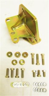 M.O.R.E. Steering Box Mounting Brackets SB7686-1Z Bracket, Relocation, Steel, Zinc Plated, Jeep, Each thumbnail 3