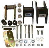 M.O.R.E. Shackle Reversal Systems 8795-3 Systems, Front, 2.5 in. Spring Width, Jeep, Kit thumbnail 1