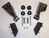 M.O.R.E. BombProof Motor Mounts JM301 Mounts, Steel, Natural, Bomb-Proof Complete Mounts, Jeep, 5.0L, 304, Kit thumbnail 1