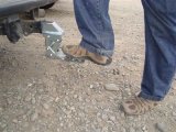 M.O.R.E. Receiver Hitch Hide-A-Steps HSRH11B Step, Hide-A-Step, 2 in. Size, Steel, Zinc Plated, 4 in. Step Width, Each thumbnail 3